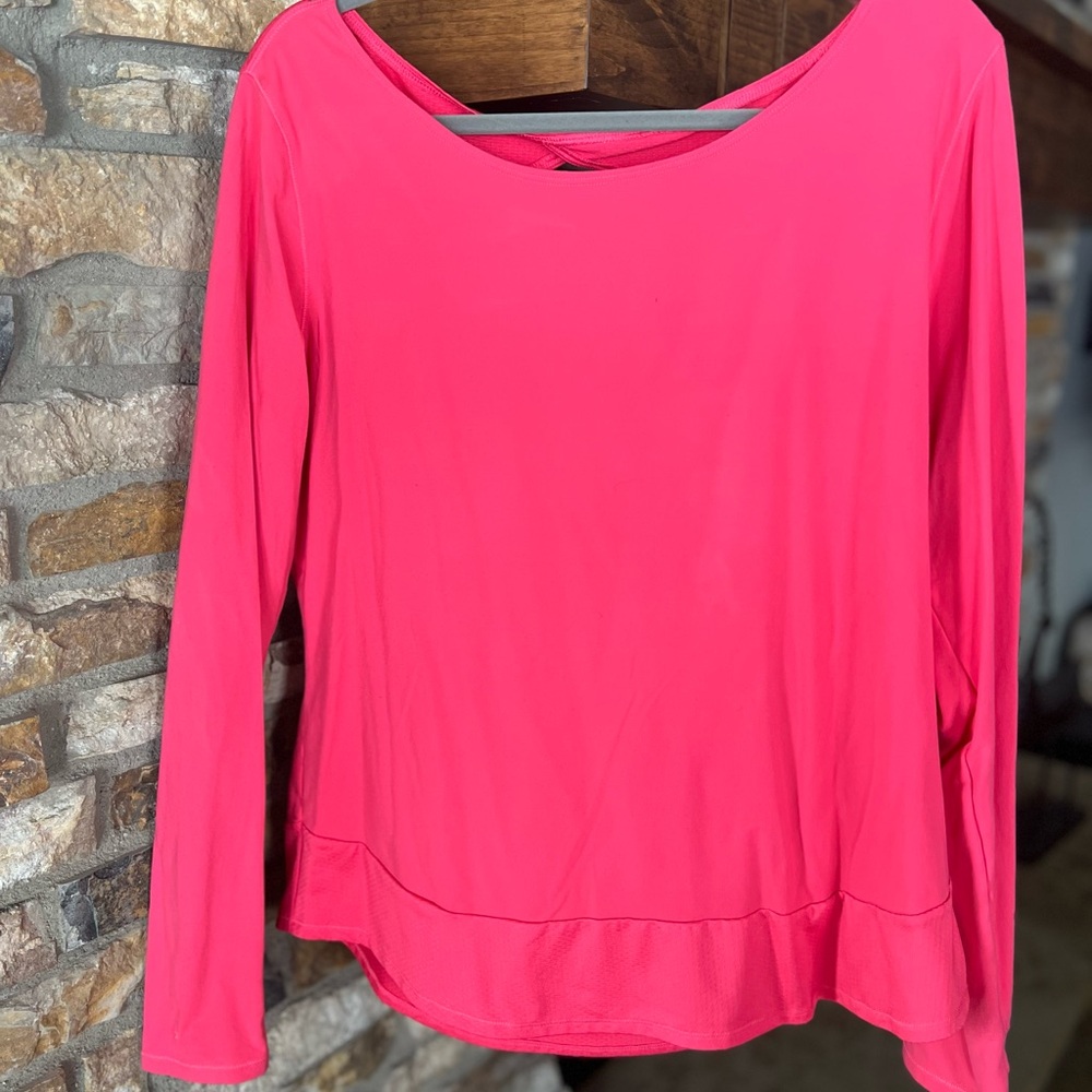 Ladies Lucy cropped long sleeved shirt